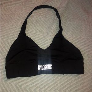 Black Victoria’s Secret/Pink bathing suit top.